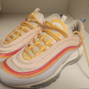 Nike Grey Light Thistle Air Max 97 Multicolor Sneakers 8.5 Womens